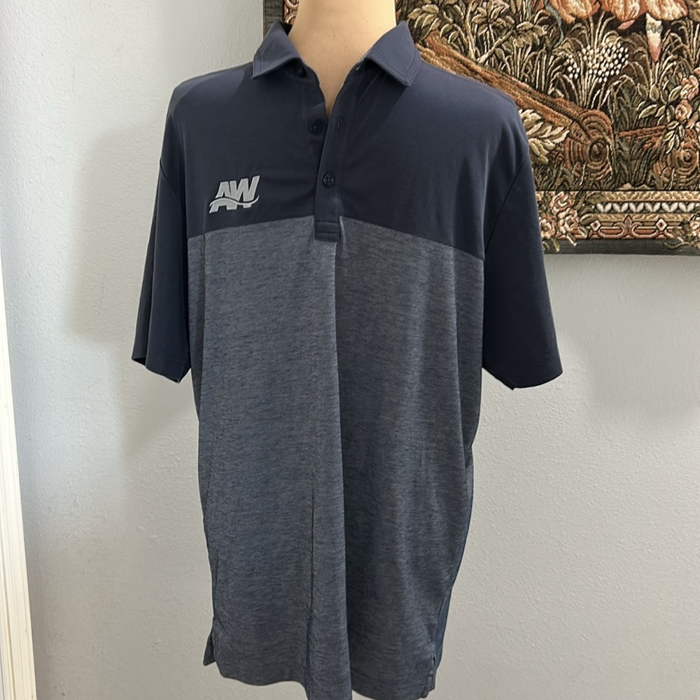 Travis Mathew Golf Polo. AW logo. Size L